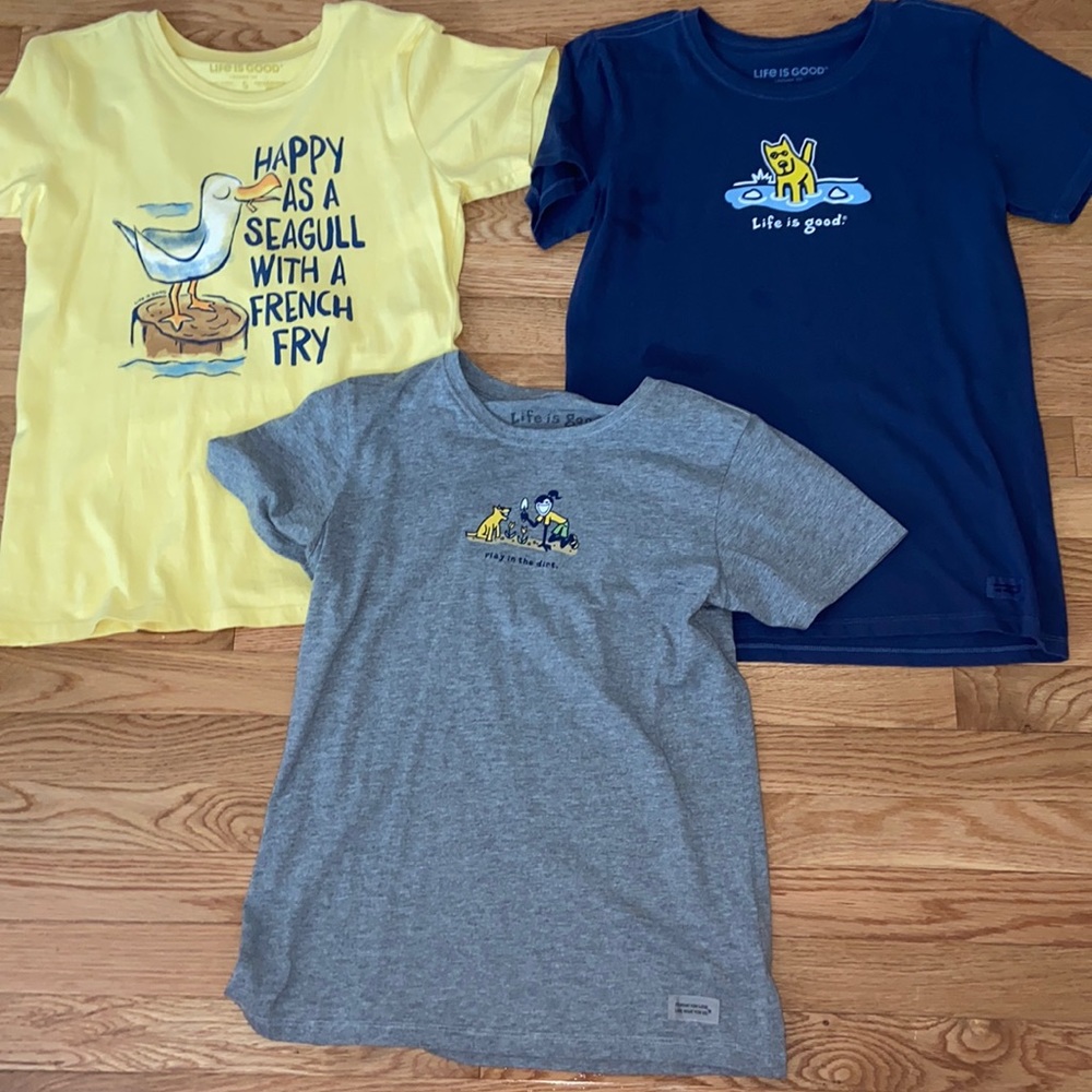 Life is Good Crusher Tee Combo